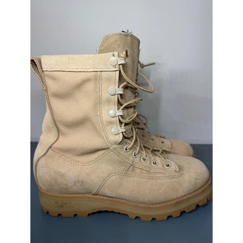 McRae Footwear Tan Suede Gore-Tex Military Combat Boots Men 6XW 8430-01-516-1597